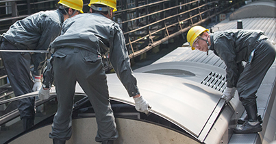 安全を支える 車両検査修繕 整備業務